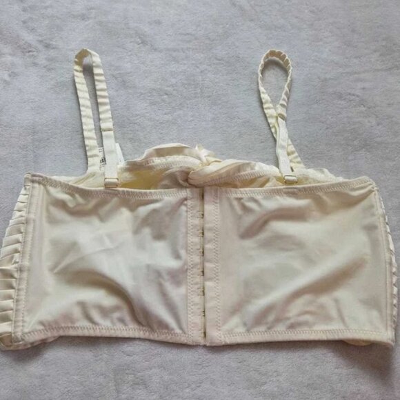 Brand New Pleated Rosette Bustier by Anthropologie - Picture 6 of 9